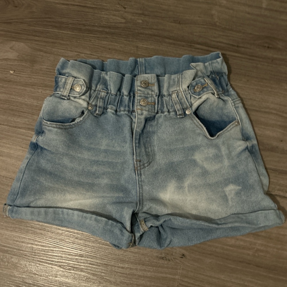Blue Denim Shorts